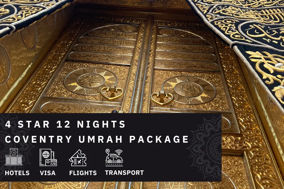 12 Nights 4 Star Coventry Umrah Package